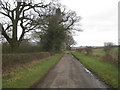 The lane to Holtham Garrs in LN8 3QS