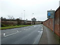 Looking from Whale Island Way across to the M275 in PO2 8PW
