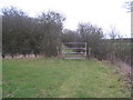 Gate on the bridleway from Legsby to Wood Langham in LN8 3QR