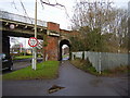 Pedestrian way under the railway in NG31 9HJ