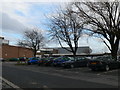 The car park for Deeside Leisure Centre, Queensferry in CH5 1SF