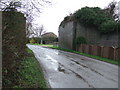 Remains of a railway bridge on Stow Road in PE34 3BX