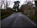 Gardener's Hill Road looking north in GU10 4EB