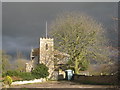 St. Peter and St. Paul, Glentham and approaching storm in Glentham
