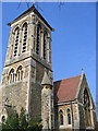 Christ Church, East Sheen: tower in TW10 6LF