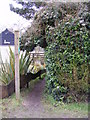 Footpath to St.Peter's Church in IP17 2NP