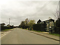 Bus shelter in Hill Road, Middleton, Norfolk in PE32 1RX