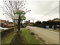 Middleton village sign in School Road in PE32 1SE