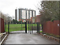 Hornfair Park: northern entrance in SE18 4BQ