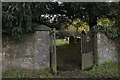 Entrance to Old Halkyn Cemetery in CH8 8DE