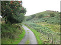 Minor Road leading to the Cefn Du Quarries in LL55 4TF