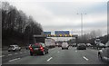 Approaching Junction 17 M60 - Prestwich in M45 7DZ