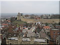 Lincoln Castle from the Cathedral in LN5 7ET