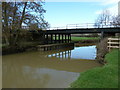 Redundant railway bridge over the River Ouse in TN22 5FB