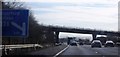 Motorway bridge near Poughley in RG17 7BA
