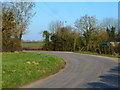 Bend in the road, south-east of Bluegates Farm in GL13 9QX
