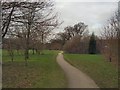 Path in West Green Park in RH11 7RG