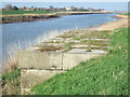 Remains of railway bridge over the Ouse in PE34 3BX