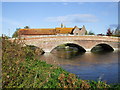Road bridge over the River Avon, Hampshire in SP6 2AG
