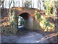 Speen: Former Lambourn Valley Railway bridge in RG14 1RL