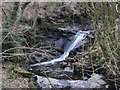 Waterfall on Nant Cyw in Ystradgynlais Community