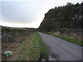 East Lothian Landscape : Looking Down The Lochhouses Road Towards The A198 in EH42 1XR