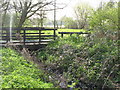 Footbridge over a drain feeding the Pool River, Kangley Bridge Road, SE26 in BR3 1LB
