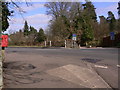 Crossroads on Frensham Road in GU10 3JU