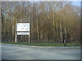Entrance to Chiltern Woodland Burial Park, Jordans in HP9 2BL