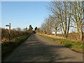 Part of New Road in Chevington in IP29 5RP