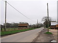 Road through Foord's Farm, Vines Cross, East Sussex in TN21 9EU