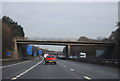 Bridge Lane overbridge, M3 in GU25 4ET