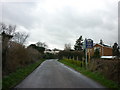 Entering Laughton-en-le-Morthen on East Field Lane in S25 1BY