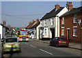Fire Engine in Lambourn High Street in RG17 8PL