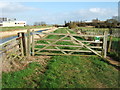Footpath on the bank of Vernatt's Drain, Spalding in PE11 3PE