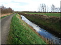 Blue Gowt Drove and ditch near Pinchbeck in PE11 3PX