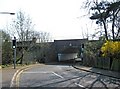 Railway bridge over Rectory Road, Farnborough in GU14 8BJ