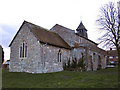 Allhallows church from the north-east in ME3 9QP