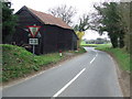 Church Road Junction in IP22 2NX