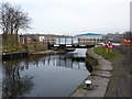 Leeds and Liverpool Canal,Swing bridge in BB5 4JX