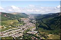 View from the head of the Rhondda in Treherbert Community