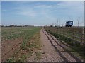 Footpath beside new A16 in PE6 0LS