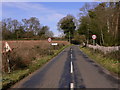 Road approaching Seale from the south in GU10 1LD