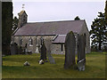 Graveyard and church, Dihewyd in SA48 7PZ