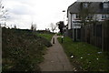 Southeast London: Love Lane footpath in SE25 4JS