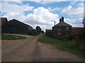 Farm buildings near Gedgrave Hall in Gedgrave