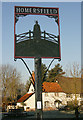 Homersfield - village sign in IP20 0EN