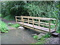 Footbridge over River Glyme Cleveley Oxfordshire in OX7 4BZ