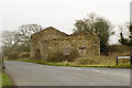 Ruined barn corner Fairhurst Lane and Button Lane in PR3 2FX