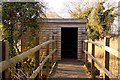 The hide in Lashford Lane Fen in OX13 6FD